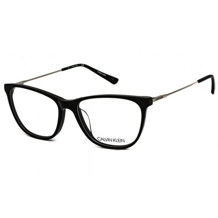 Calvin Klein Women's Eyeglasses - Black Full Rim Frame Clear Demo Lens | CK18706 001 ,