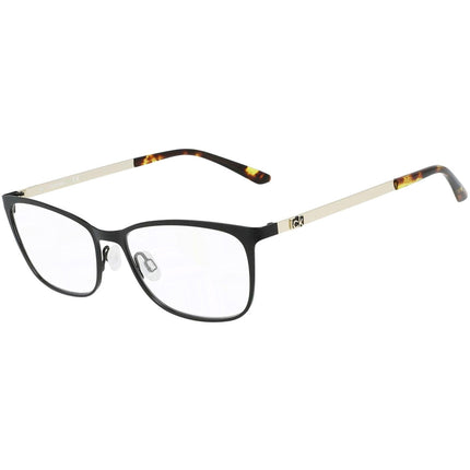 Calvin Klein Women's Eyeglasses - Black Metal rectangular Shape Frame | CK21118 001 ,