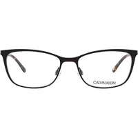 Calvin Klein Women's Eyeglasses - Black Metal rectangular Shape Frame | CK21118 001 ,
