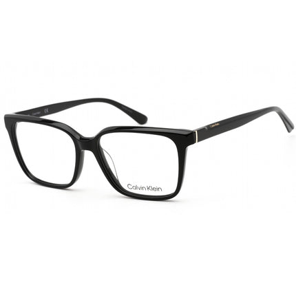 Calvin Klein Women's Eyeglasses - Black Rectangular Acetate Full Rim | CK21520 001 ,