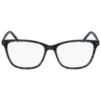 Calvin Klein Women's Eyeglasses - Blue Marble Plastic Square | CALVIN KLEIN 6010 432 ,