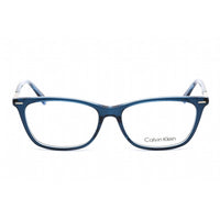 Calvin Klein Women's Eyeglasses - Blue Plastic Rectangular Shape Frame | CK22506 438 ,