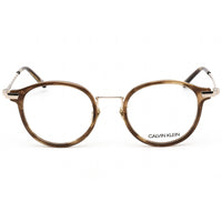Calvin Klein Women's Eyeglasses - Brown Havana Round Frame Clear Lens | CK19708A 221 ,