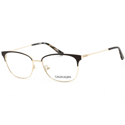 Calvin Klein Women's Eyeglasses - Brown Metal Frame Clear Demo Lens | CK18108 200 ,