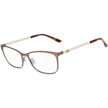 Calvin Klein Women's Eyeglasses - Brown Metal Frame with Silver Temple | CK21118 210 ,