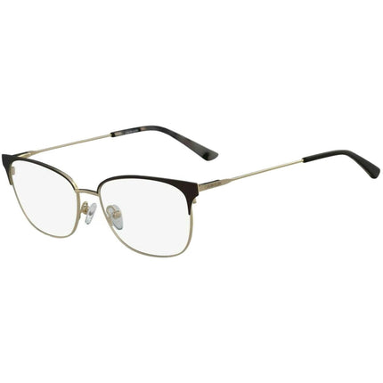 Calvin Klein Women's Eyeglasses - Brown Metal Square Frame | CALVIN KLEIN CK18108 200 ,