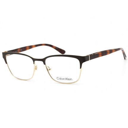 Calvin Klein Women's Eyeglasses - Brown Rectangular Frame Clear Lens | CK21125 200 ,