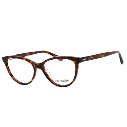 Calvin Klein Women's Eyeglasses - Cat Eye Brown Havana Plastic Frame | CK21519 220 ,