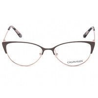 Calvin Klein Women's Eyeglasses - Cat Eye Full Rim Metal Clear Lens | CK18120 201 ,