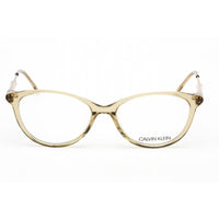 Calvin Klein Women's Eyeglasses - Clear Demo Lens Nude Acetate Oval Frame | CK5986 625 ,