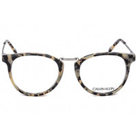 Calvin Klein Women's Eyeglasses - Cream Tortoise Round Metal/Plastic | CK18721 106 ,