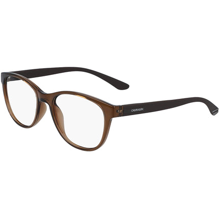 Calvin Klein Women's Eyeglasses - Crystal Amber Square | CALVIN KLEIN CK19572 281 ,
