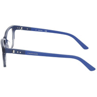 Calvin Klein Women's Eyeglasses - Crystal Blue Rectangular | CALVIN KLEIN CK19506 419 ,