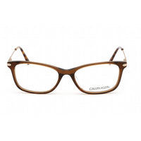 Calvin Klein Women's Eyeglasses - Crystal Brown Plastic Cat Eye Frame | CK18722 210 ,