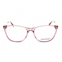 Calvin Klein Women's Eyeglasses - Crystal Mauve Laminate Zyl Round Frame | CK18706 535 ,