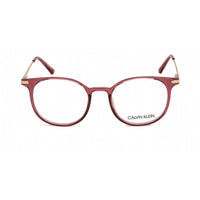 Calvin Klein Women's Eyeglasses - Crystal Mauve Plastic Round Frame | CK20704 534 ,