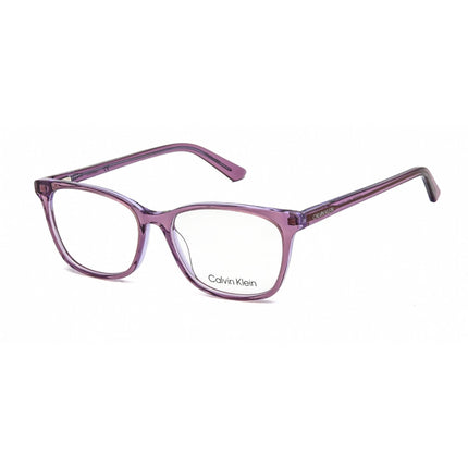 Calvin Klein Women's Eyeglasses - Crystal Plum/Lilac Rectangular Frame | CK20509 513 ,