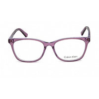 Calvin Klein Women's Eyeglasses - Crystal Plum/Lilac Rectangular Frame | CK20509 513 ,