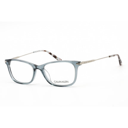 Calvin Klein Women's Eyeglasses - Crystal Slate Blue Plastic Cat Eye | CK18722 419 ,
