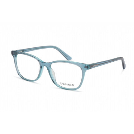 Calvin Klein Women's Eyeglasses - Crystal Slate/Pool Blue Acetate Frame | CK20509 423 ,
