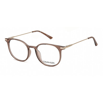 Calvin Klein Women's Eyeglasses - Crystal Taupe Plastic Round Frame | CK20704 269 ,