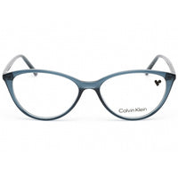 Calvin Klein Women's Eyeglasses - Crystal Teal Cat Eye Full Rim Frame | CK18543 430 ,