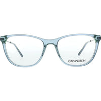 Calvin Klein Women's Eyeglasses - Crystal Teal Square Frame | CALVIN KLEIN CK18706 438 ,