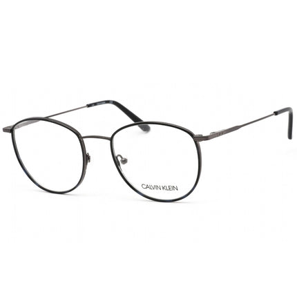 Calvin Klein Women's Eyeglasses - Dark Gunmetal Round Frame Clear Lens | CK19117 009 ,