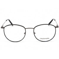 Calvin Klein Women's Eyeglasses - Dark Gunmetal Round Frame Clear Lens | CK19117 009 ,