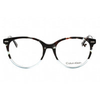 Calvin Klein Women's Eyeglasses - Full Rim Aqua Tortoise Plastic Round | CK21710 443 ,