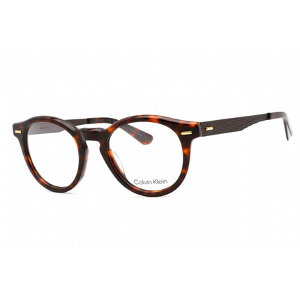 Calvin Klein Women's Eyeglasses - Full Rim Brown Havana Plastic Round | CK21518 220 ,