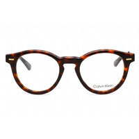 Calvin Klein Women's Eyeglasses - Full Rim Brown Havana Plastic Round | CK21518 220 ,
