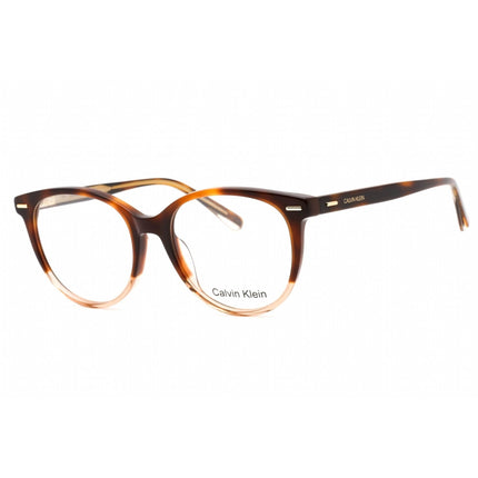 Calvin Klein Women's Eyeglasses - Full Rim Brown Havana Plastic Round | CK21710 221 ,