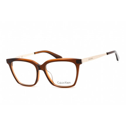 Calvin Klein Women's Eyeglasses - Full Rim Cat Eye Brown Plastic Frame | CK22509 200 ,