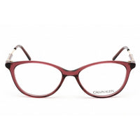 Calvin Klein Women's Eyeglasses - Full Rim Cat Eye Burgundy Acetate Frame | CK5986 609 ,