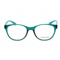 Calvin Klein Women's Eyeglasses - Full Rim Crystal Teal Plastic Frame | CK19572 430 ,