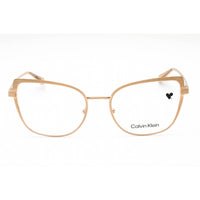 Calvin Klein Women's Eyeglasses - Full Rim Gold Metal Cat Eye Frame | CK22101 717 ,