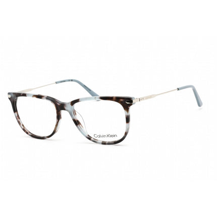 Calvin Klein Women's Eyeglasses - Full Rim Light Blue Tortoise Acetate | CK19704 453 ,