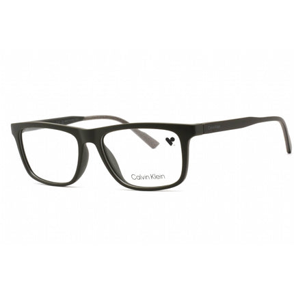 Calvin Klein Women's Eyeglasses - Full Rim Olive Plastic Rectangular | CK22547 320 ,