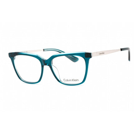 Calvin Klein Women's Eyeglasses - Full Rim Petrol Plastic Rectangular | CK22509 431 ,
