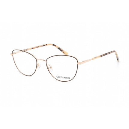 Calvin Klein Women's Eyeglasses - Full Rim Satin Beige Metal Cat Eye | CK20305 270 ,