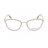 Calvin Klein Women's Eyeglasses - Full Rim Satin Beige Metal Cat Eye | CK20305 270 ,