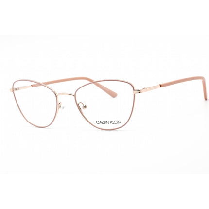 Calvin Klein Women's Eyeglasses - Full Rim Satin Blush Metal Cat Eye | CK20305 680 ,