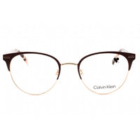 Calvin Klein Women's Eyeglasses - Full Rim Satin Burgundy Round Frame | CK21303 605 ,