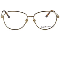 Calvin Klein Women's Eyeglasses - Gold Geometric Frame | CALVIN KLEIN CK19113 717 ,