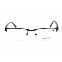 Calvin Klein Women's Eyeglasses - Half Rim Rectangular Blue Metal Frame | CK21126 438 ,