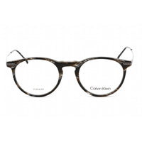 Calvin Klein Women's Eyeglasses - Horn Acetate/Titanium Round Frame | CK22527T 260 ,