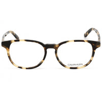 Calvin Klein Women's Eyeglasses - Khaki Tortoise Round Frame Clear Lens | CK18529A 244 ,