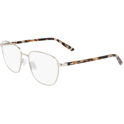 Calvin Klein Women's Eyeglasses - Light Gold Metal Square | CALVIN KLEIN CK21300 716 ,