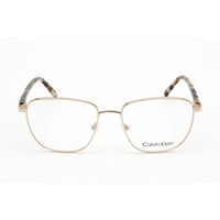 Calvin Klein Women's Eyeglasses - Light Gold Metal Square | CALVIN KLEIN CK21300 716 ,